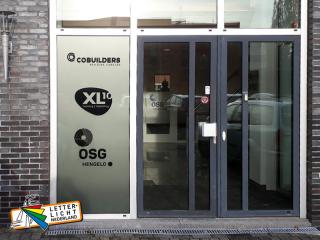 Geprinte raambelettering